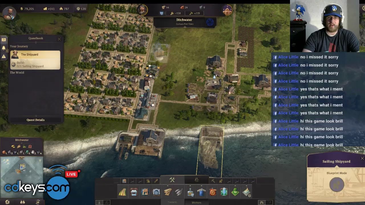 plays Anno 1800 YouTube