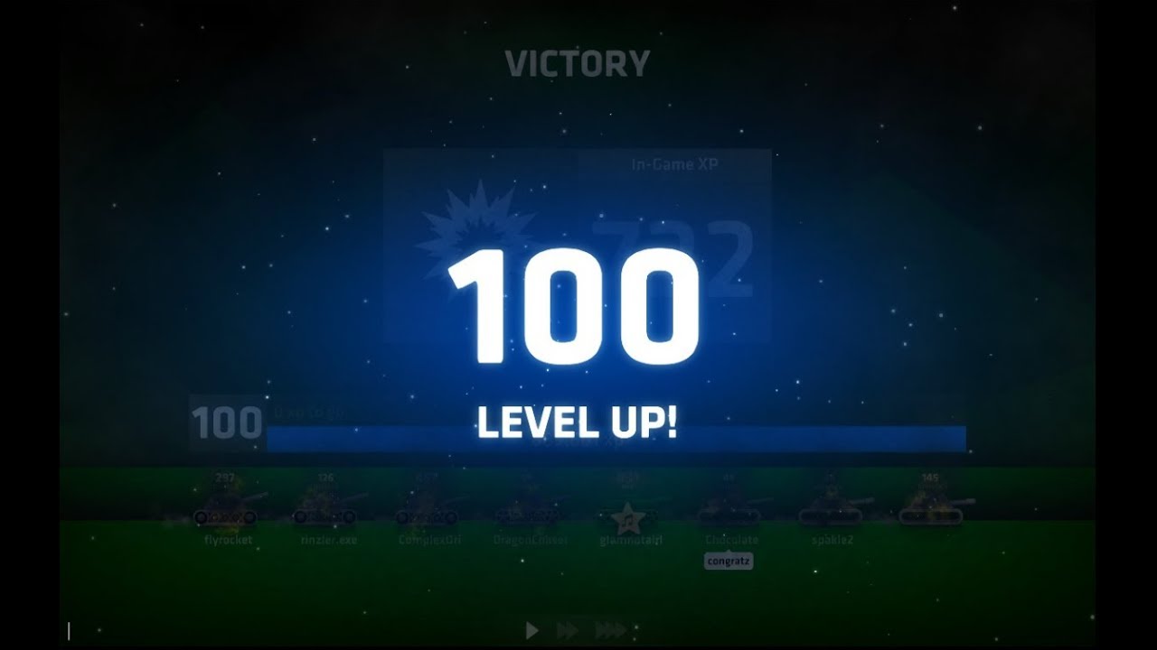 ShellShock Live: glamnotairl's Level 100 Game