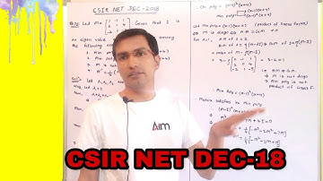 SET-B PART-C Q.78 || Linear Algebra || CSIR NET DEC-2018