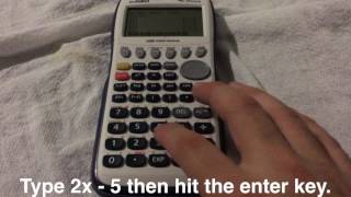 Graphing Linear Equations with fx-9750GII