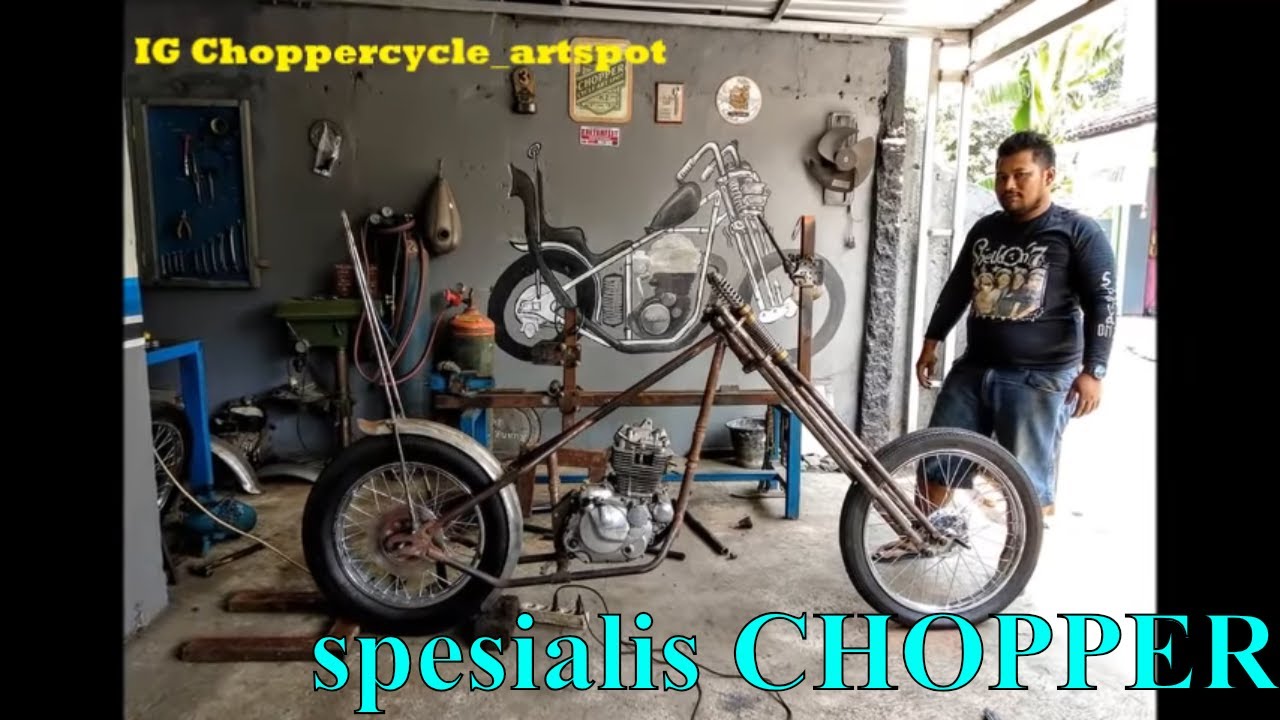 SPESIALIS CHOPPER Profile Bengkel Custom Review Bengkel Custom Spesialis CHOPPER Mesin Kecil YouTube