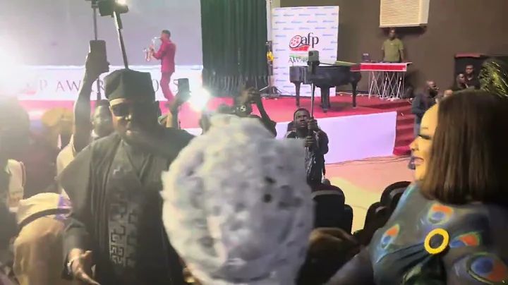 ODUNLADE ADEKOLA ARRIVED AT THE OAFP AWARD 4TH EDITION 2025