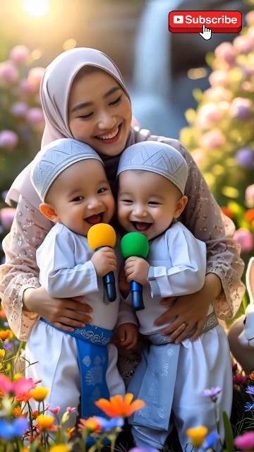 CUTE BABY WITH MOTHER SHOLAWAT SHOLATULLAH SALAMULLAH #sholawat #sholawatnabi #sholawatan #doa #mom