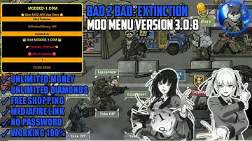 Bad 2 Bad Extinction Mod Menu Version 3.0.8 | Unlimited Money & Diamonds