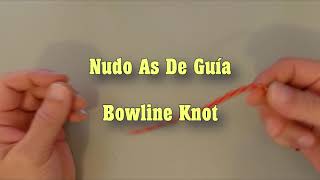 Nudo As De Guía - Bowline Knot