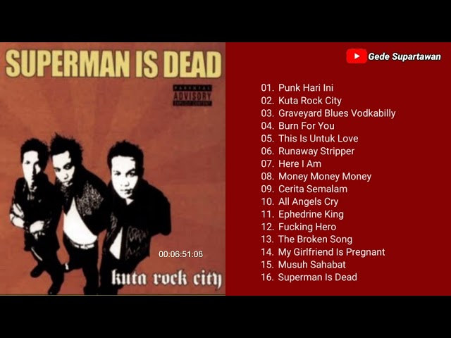 Full Album Superman Is Dead - Kuta Rock City class=