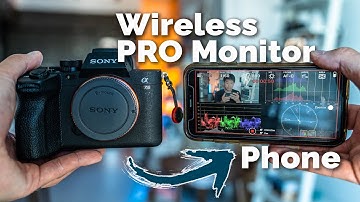 Turn Your Phone Into a WIRELESS Video Monitor in SECONDS! (For Sony Cameras)