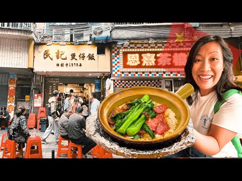 Where The Locals Eat In Guangzhou, China | 100 Queue For Claypot Rice + Black Chicken Soup