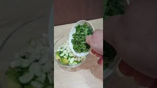 Рецепт ПП салат из тунца и авокадо. #рецепт #салат #готовлюсам #еда #тунец #кулинария #авокадо