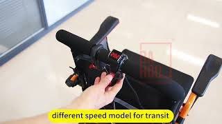 DH01122LA2 High Performance Electric Wheelchair with Quick Fold and Detachable Battery