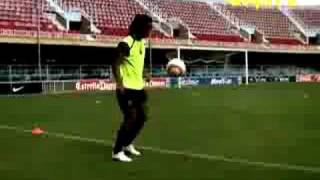 ronaldinho crossbar challenge