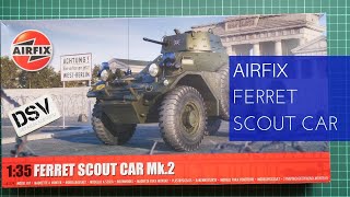 Airfix 135 Ferret Scout Car Mk.2 A1379 Review