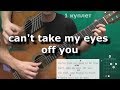 Can't take my eyes off you - Guitar lesson