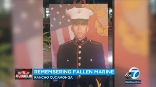 Memorial for Marine killed in attack at Afghanistan's Kabul airport draws hundreds in Inland Empire