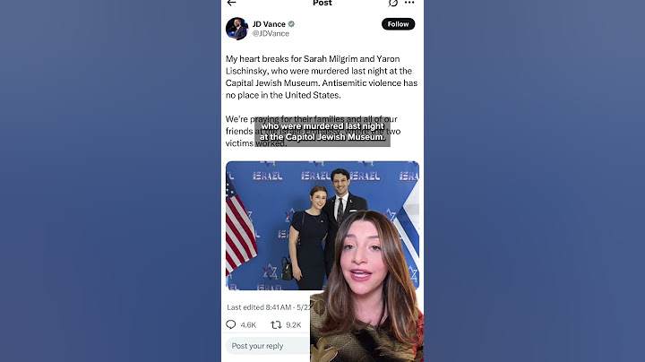 President Trump speaks out on antisemetic D.C. shooting killing two
