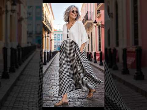 우아함에는 나이가 없다, 그녀의 걸음을 보세요  #우아한코디 #시니어 #fashion #중년패션 #мода #60代