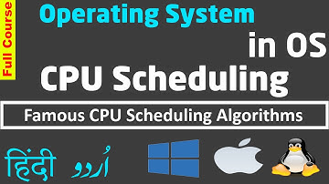 CPU Scheduling and Famous CPU Scheduling Algorithms in OS in HINDI/ URDU
