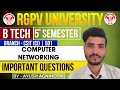 Computer Networking Important Questions | CSIT-501 | RGPV Exam 2025 | @EngineeringBoyz07