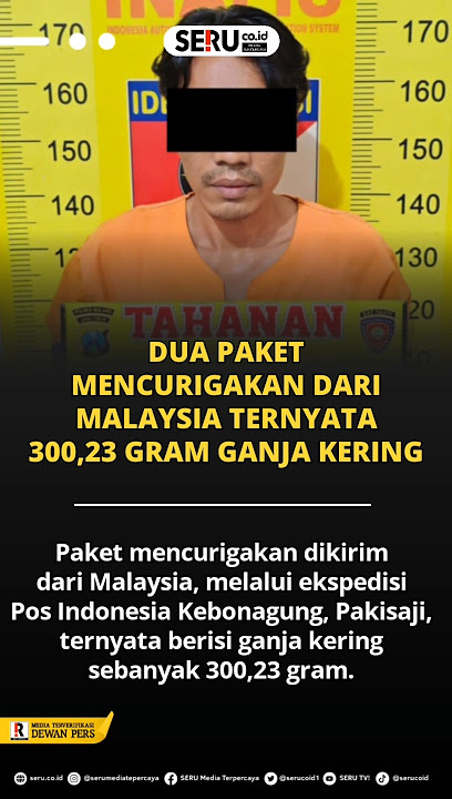 Dua Paket Mencurigakan dari Malaysia Ternyata 300,23 Gram Ganja Kering #shorts