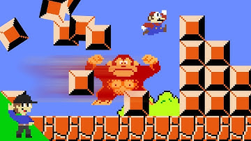 Donkey Kong would be OP in Super Mario Bros.