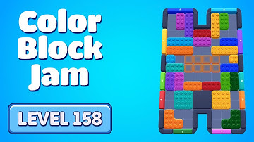 Color Block Jam Level 158 Solution Walkthrough