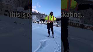 You Must Try This Once  iceskating snow winter shorts