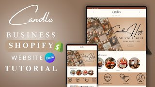 How To Make A Candle Shopify Website | Step By Step Tutorial 2024 screenshot 3