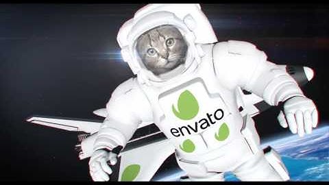 Astronaut outside the Space Shuttle. After Effects Project on Videohive.net