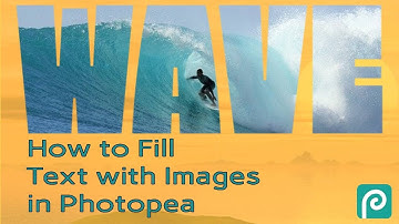 HOW TO PUT IMAGES INSIDE TEXT WITH PHOTOPEA [QUICK & EASY]