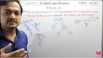 Q6) EX- 3.5 Class 6th Maths Ch 3rd Playing With Numbers | Maths Class 6th CBSE NCERT- By Deepak