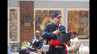 Charles Dumas Performs "Free at Last" at State College Juneteenth Celebration