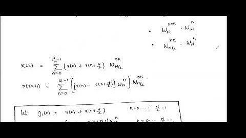 JNTUK R16 III ECEIISEM DIGITAL SIGNAL PROCESSING UNIT2  DIF FFT ALGORITHM   BY K MANOJ 1 6 2021