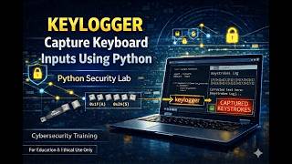 Keylogger | Capture Keyboard Inputs Using Python | Cybersecurity Training