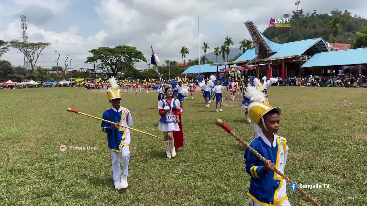 Part 1 Tingkat SMP Marching Band, Drum Band, Gerak Jalan Toraja utara 2024
