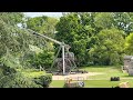 Warwick Castle Trebuchet in action