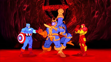 Marvel VS Capcom 2 - Captain America/Thanos/Iron Man - Expert Difficulty Playthrough
