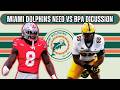 Why the Miami Dolphins Should Take BPA in the 2026 NFL Draft