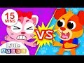 Dogs vs Cats, Apples Vs Bananas | Kids Songs and Nursery Rhymes by Little Angel