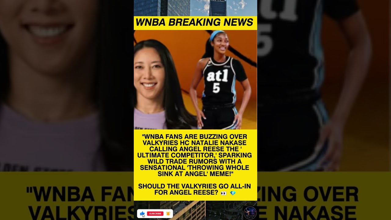 ⁣WNBA Trade Rumors EXPLODE After Valkyries Coach Calls Angel Reese the “Ultimate Competitor” #shorts