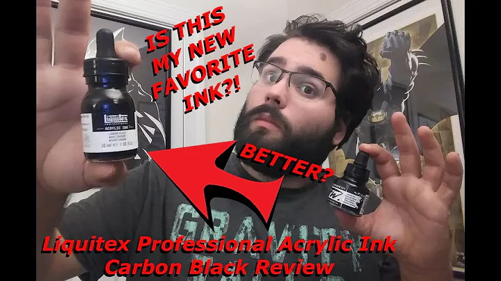 Liquitex Professional Acrylic Ink Carbon Black Review