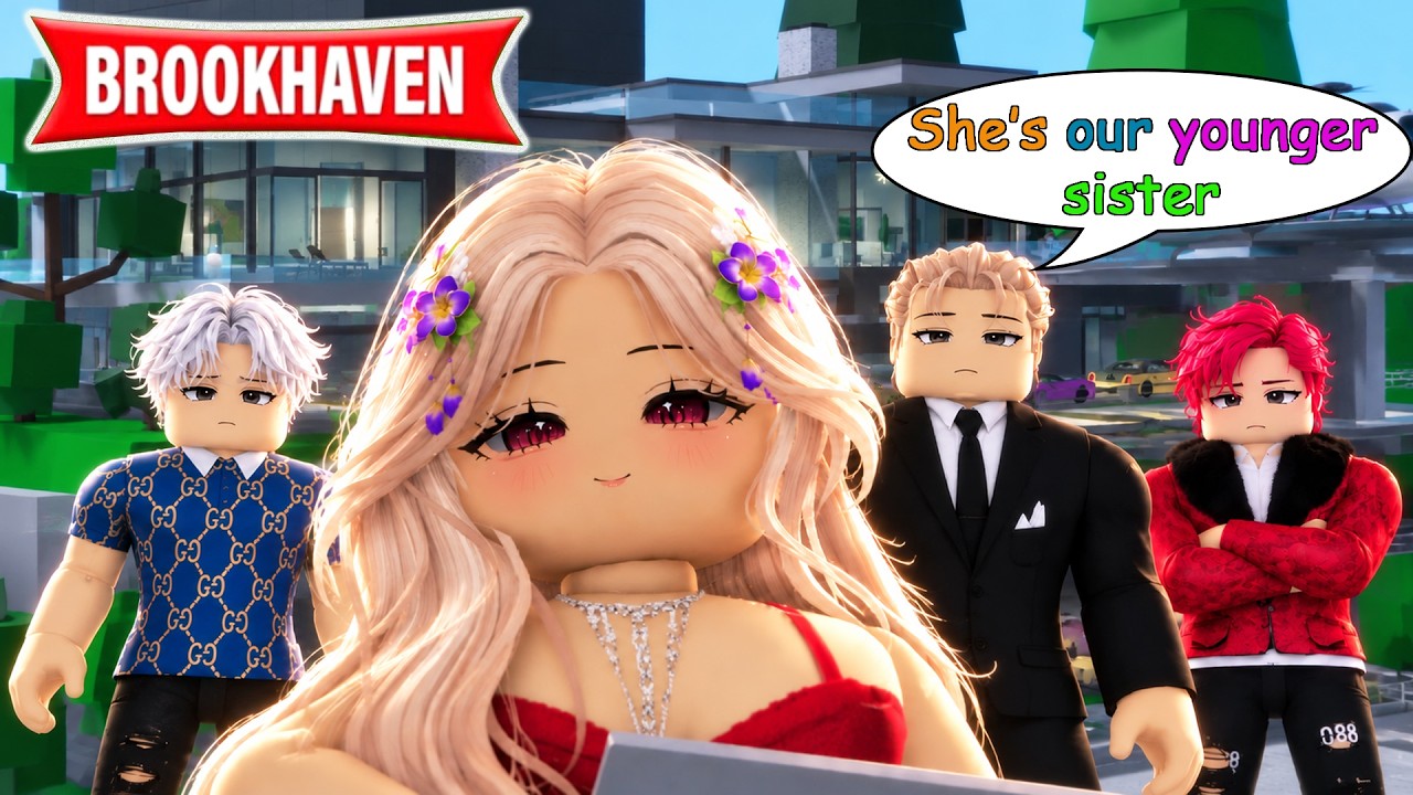 Poor Mountain Girl Finds Her Three Billionaire Brothers... 04 | Brookhaven Roblox Stories