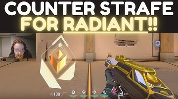 Radiant COUNTER STRAFE Guide for INSANE Movement!! (Valorant Counter Strafe)