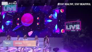 Twice Oxygen Live Performance define x Twice [Facebook Live]