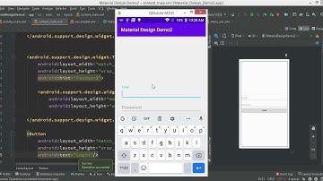 TextInputLayout and TextInputEditText (Material Design)