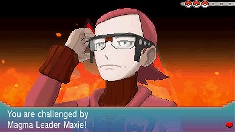 Pokemon Omega Ruby - Team Magma Leader: Maxie (1st Battle)