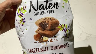 Let’s Open Naten Gluten Free Hazelnut Brownies #asmr #notalking
