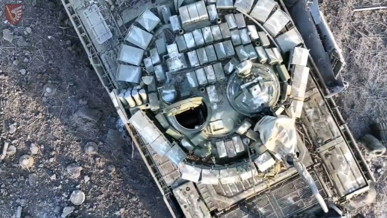 Ukrainian drones drop grenades on Russian soldiers, also destroy tank