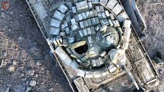Ukrainian drones drop grenades on Russian soldiers, also destroy tank
