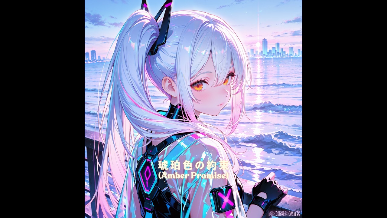 🎧【Neon Pop】🤖 — 琥珀色の約束 (Amber Promise) - Golden Sunset