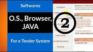 2Tender Software Operating System Browser JAVA setting for PWD e Tender System l Hindi l Suraj Laghe